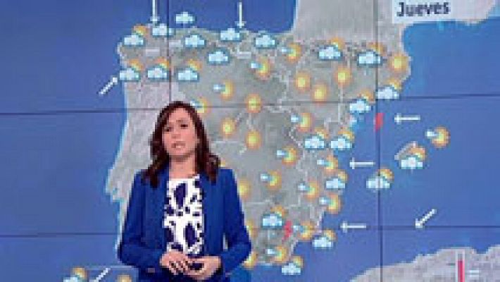 El tiempo - Lluvias en el Mediterráneo y suben las temperaturas en el Norte