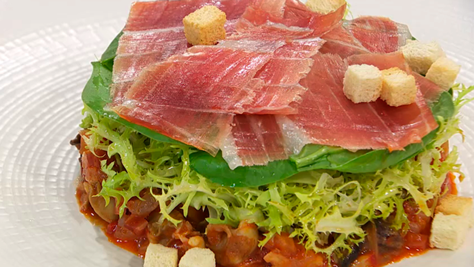 Receta de ensalada de caracoles con jamón