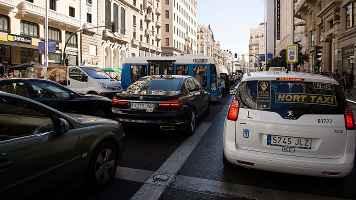 Telediario 1 - Se celebra el 'Día Sin  Coches'