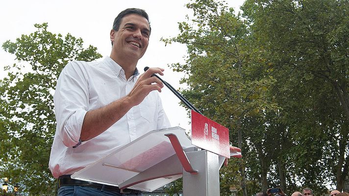 Telediario 1 - Pedro Sánchez propondrá en el Comité Federal del PSOE liderar un gobierno alternativo a Rajoy