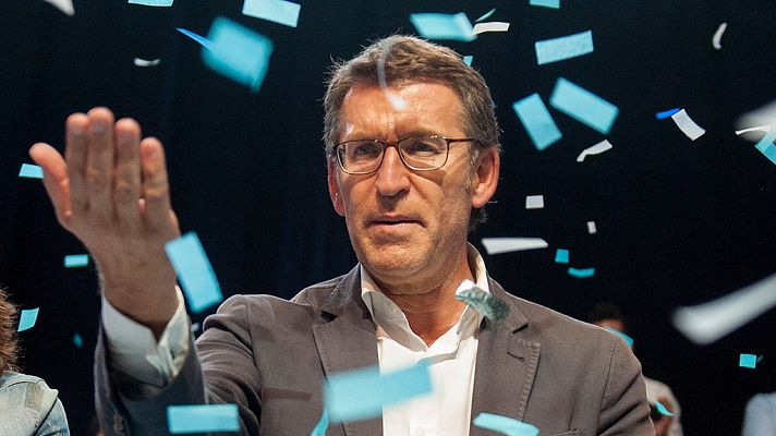 Telediario 1 - Feijóo y Leiceaga consideran que el voto útil es el suyo