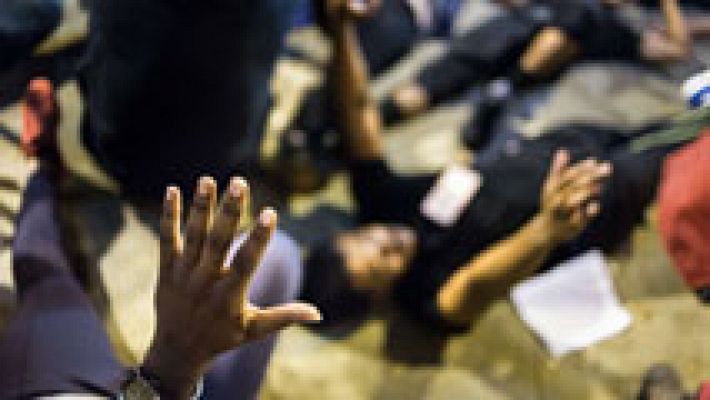 Telediario 1 - Toque de queda en Charlotte, blindada por tercera noche pero sin nuevos incidentes graves