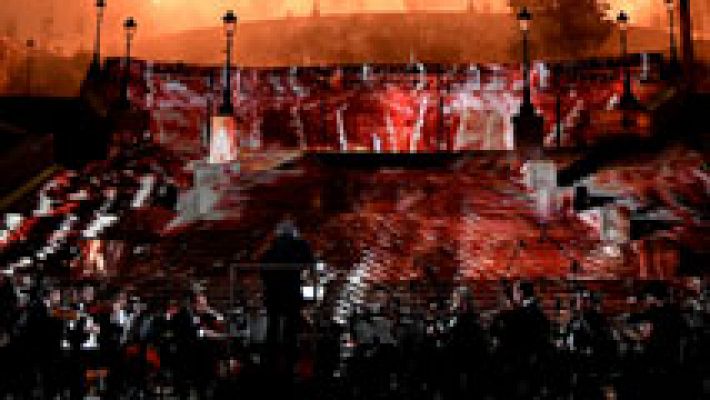 Telediario 1 - Reabiertas en Roma las escalinatas de la Plaza de España