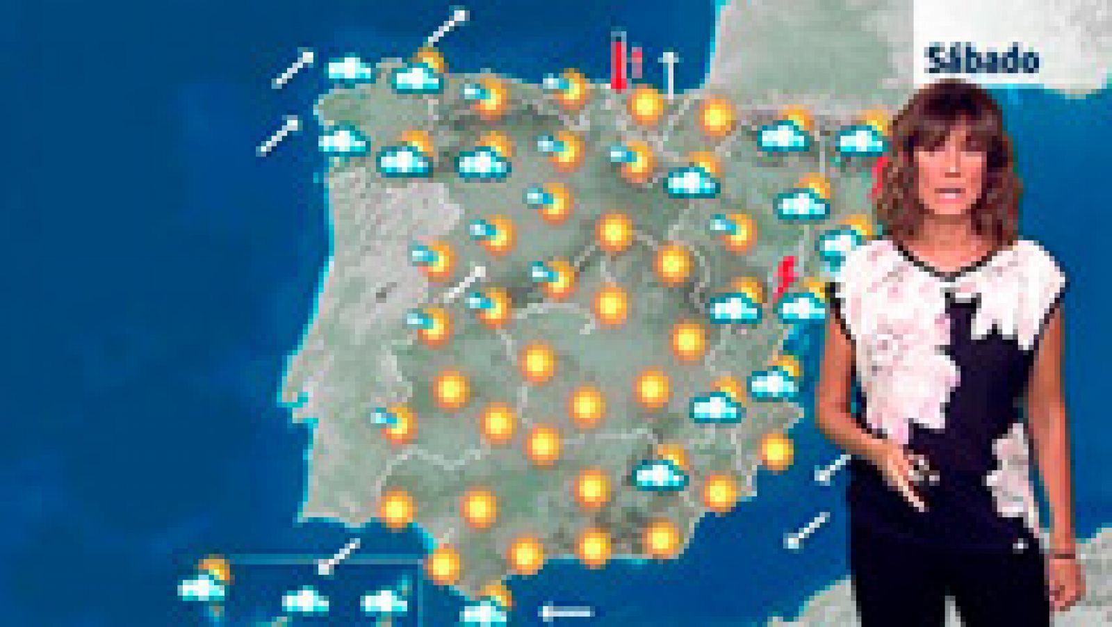 El tiempo: Los chubascos y tormentas ponen en alerta a Galicia, Cataluña y Baleares | RTVE Play