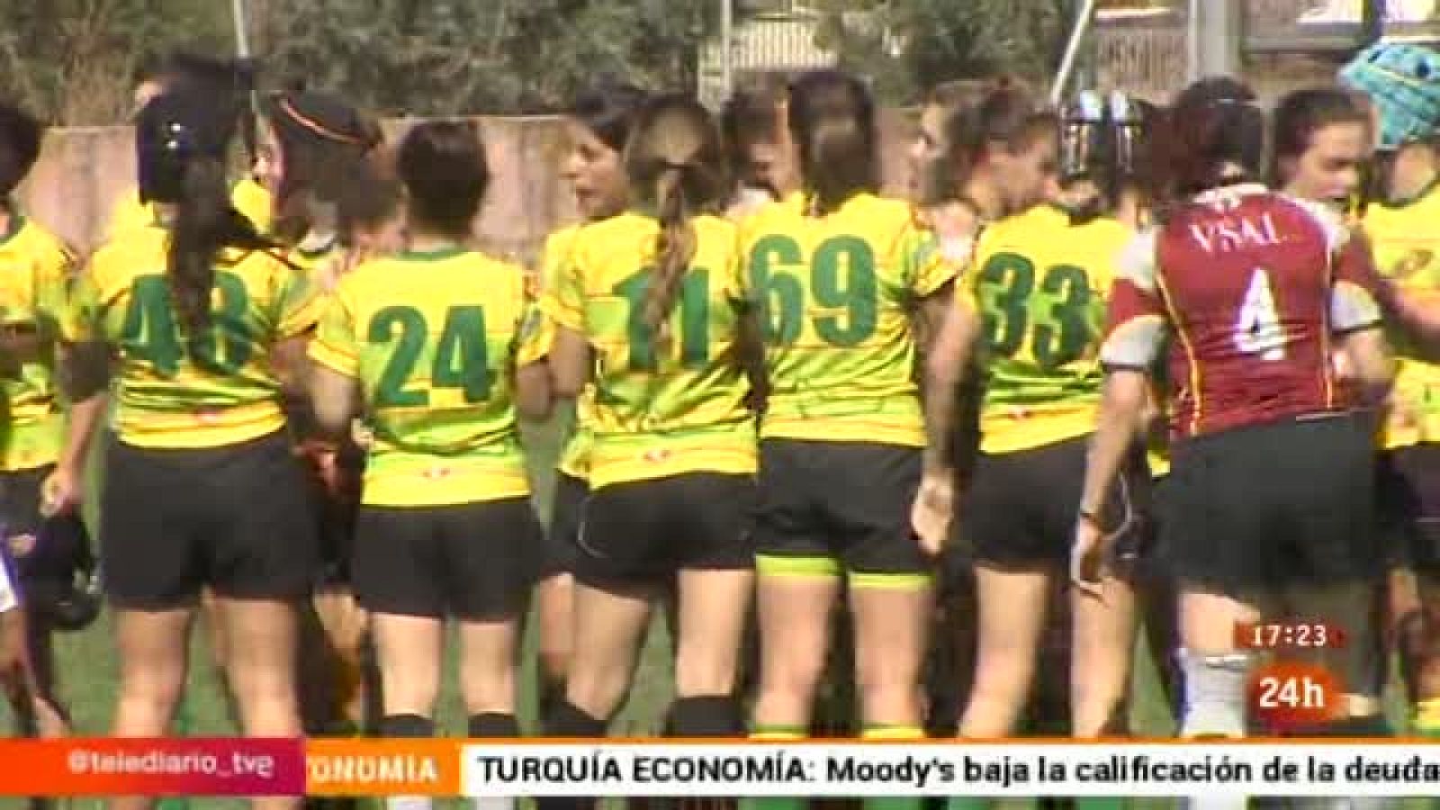 La selección femenina de rugby reivindica la lucha contra la violencia de género