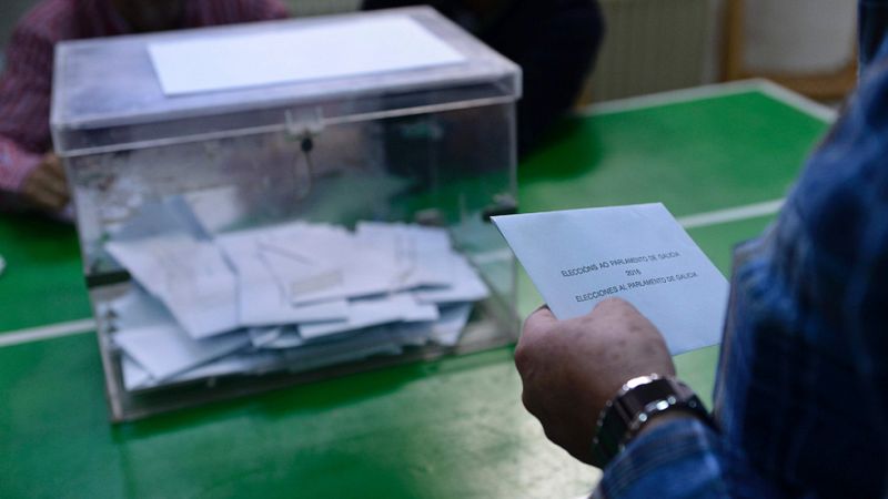La participación en las elecciones gallegas sube más de dos puntos y roza el 15%