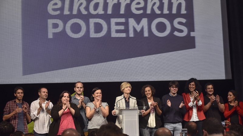 La candidata a lehendakari por Elkarrekin Podemos, Pilar Zabala, ha valorado muy positivamente los once escaños conseguidos en las elecciones autonómicas vascas por su grupo político. "Tenemos gran fuerza, un gran ánimo, y miramos al futuro con esper