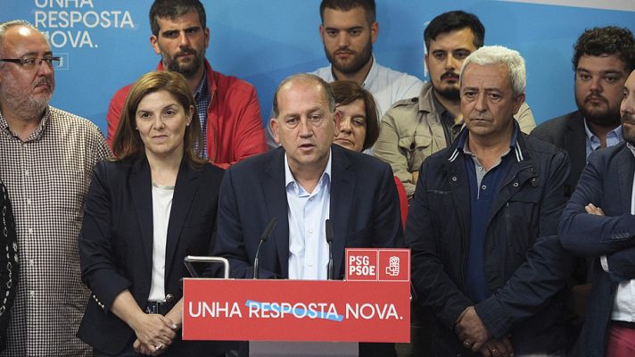 Especiales informativos - Leicega llama a "reflexionar de manera colectiva" ante el fracaso electoral en Galicia del PSOE