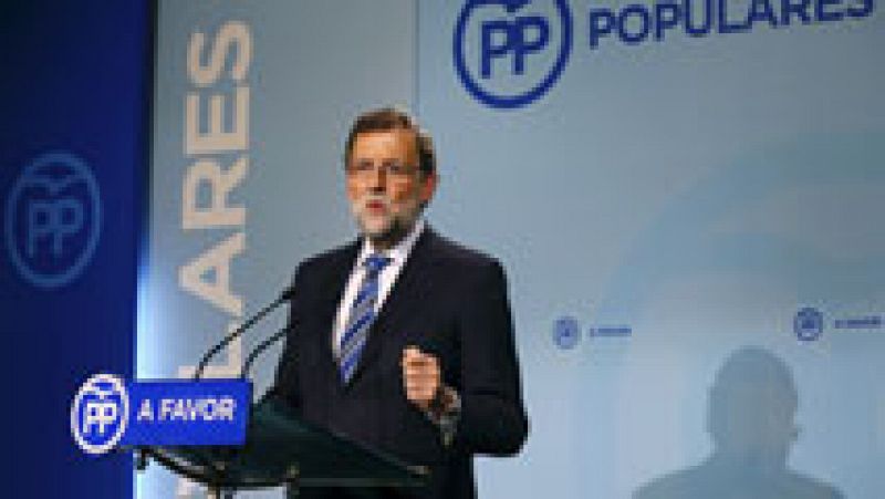 Rajoy mantiene que la mejor opción es un gobierno del PP con PSOE y C's 