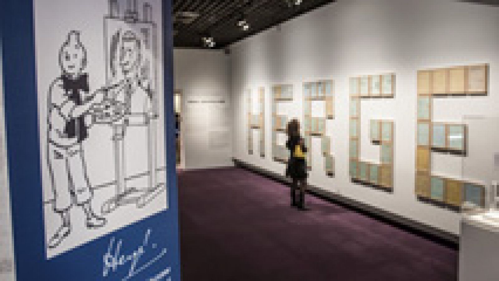 Telediario 1: Tintín y su pandilla toman las galerías del Grand Palais de París | RTVE Play