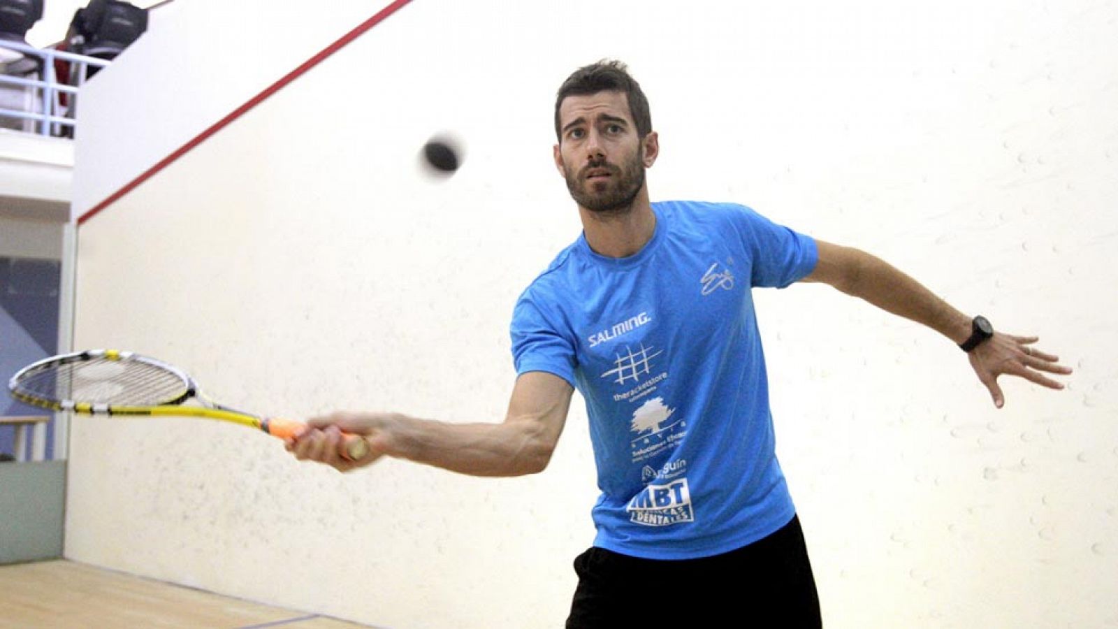 Borja Golán hace historia para el squash español tras una larga carrera y "mucha concentración"