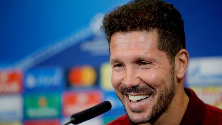 Telediario 1 - Simeone: "Soy un admirador del fútbol alemán"