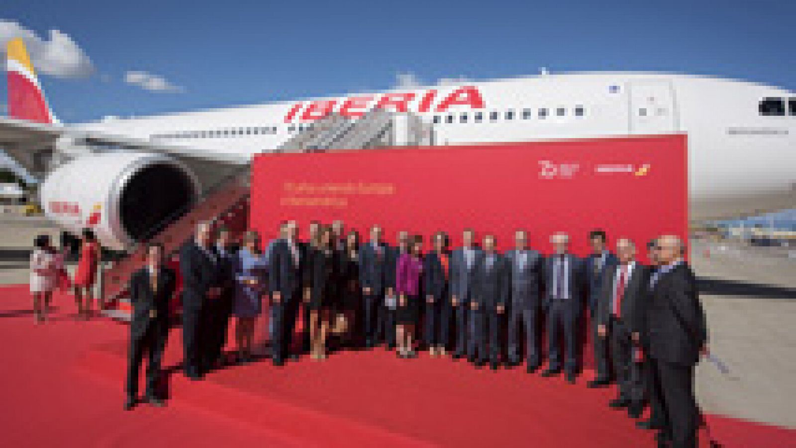 Telediario 1: Iberia conmemora el setenta aniversario de su primer vuelo transatlántico | RTVE Play