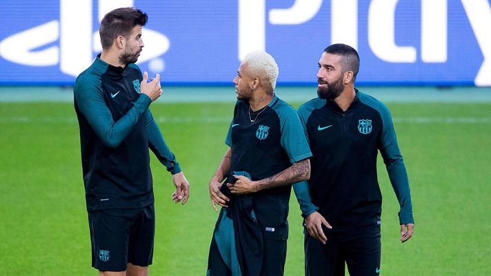 Telediario 1 - El Mönchengladbach pone a prueba el buen momento del Barcelona