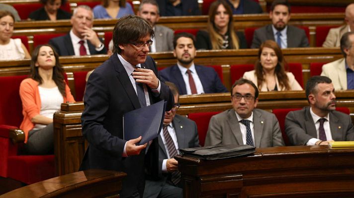Puigdemont anuncia un referéndum para septiembre de 2017 con o sin aval del Estado
