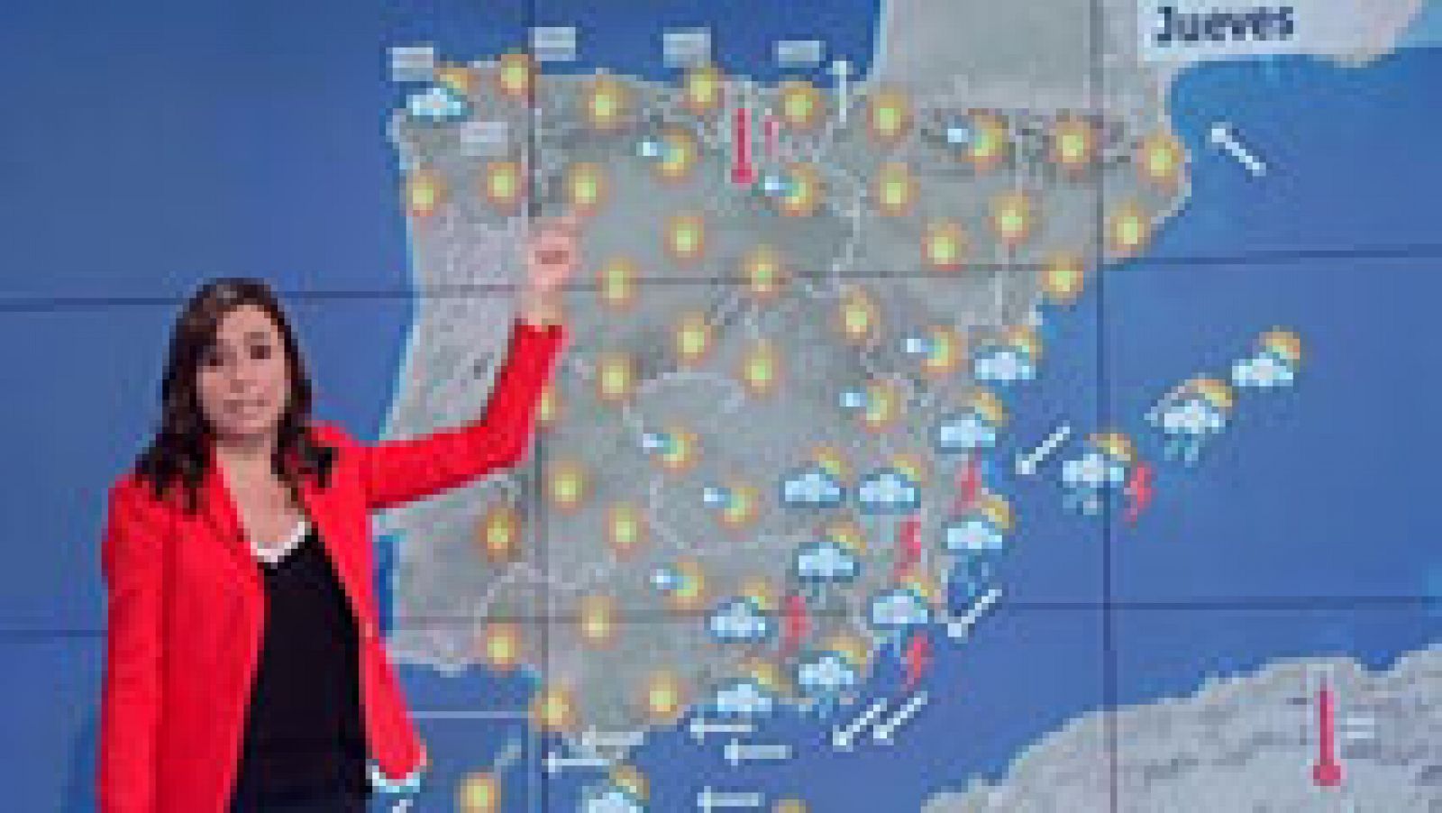 El tiempo: Lluvias persistentes en la Comunidad Valenciana, Murcia y Almería y fuertes vientos en Cádiz | RTVE Play