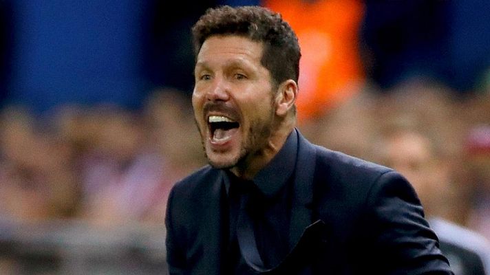 Simeone: "Es uno de los mejores partidos desde que estoy en el Atlético"