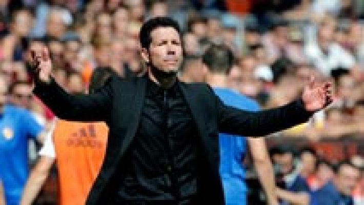 Telediario 1 - Simeone: "Si el Valencia hubiese empatado sería 90 por ciento mérito de Alves"