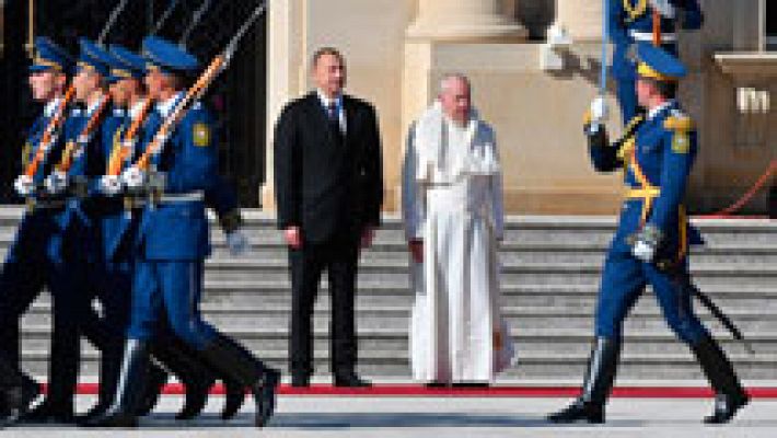 El papa Francisco está en Azerbaiyán