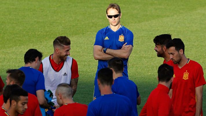 Telediario 1 - La Roja ya prepara el choque ante Italia