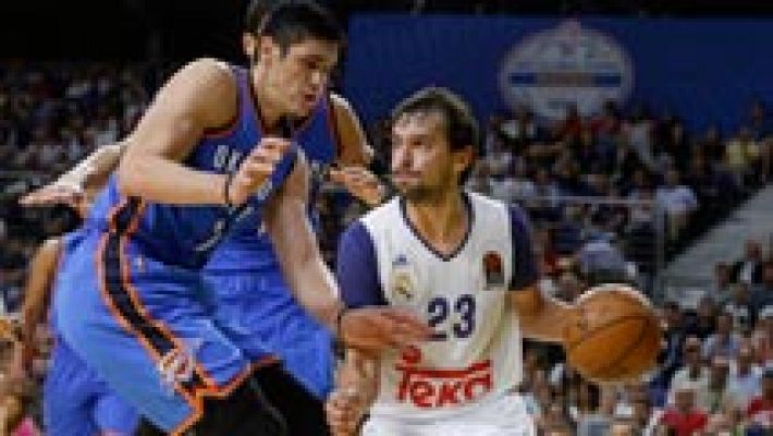 Telediario 1 - El Madrid se impone a los Thunder con un gran Llull