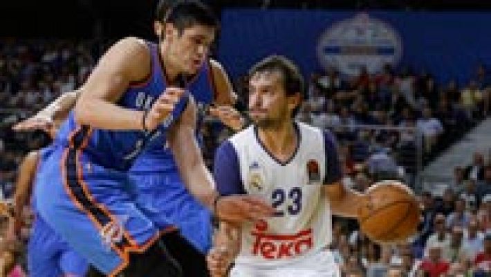 El Madrid se impone a los Thunder con un gran Llull