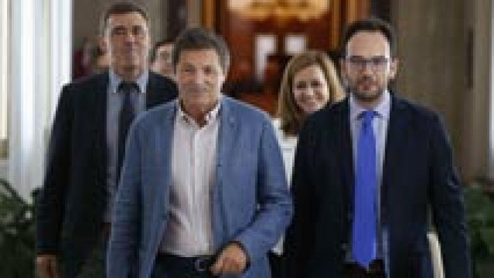 Telediario 1 - El PSOE descarta formar un gobierno alternativo y dice que no habrá libertad de voto