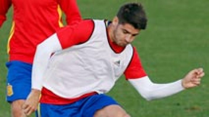 Telediario 1 - Morata: "Tengo muchas ganas de jugar este partido"