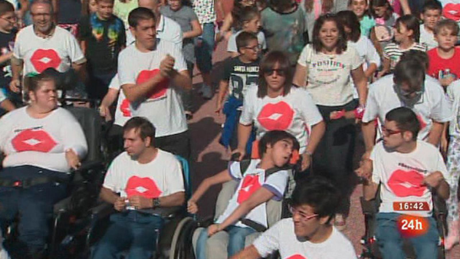 El movimiento Aspace celebra el Día Mundial de la Parálisis Cerebral con un flashmob