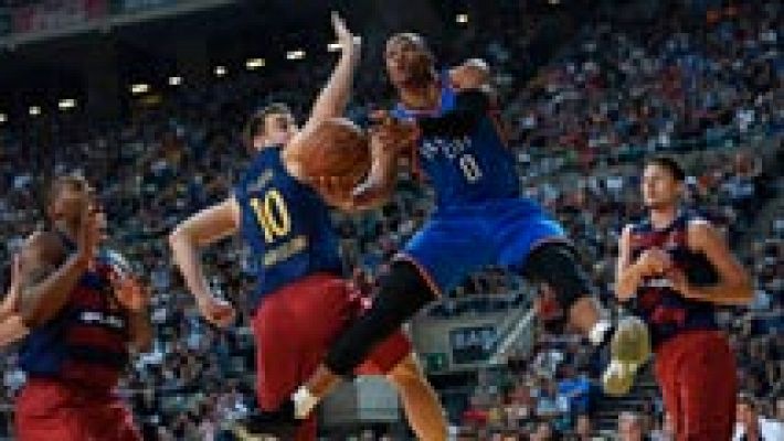Telediario 1 - Los Thunder superan al Barça de Claver