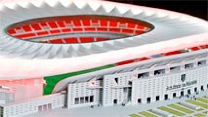 Las obras del nuevo estadio del Atlético de Madrid siguen el calendario