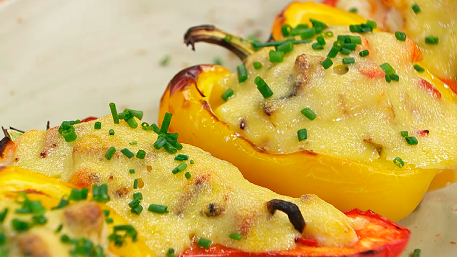 Receta de pimientos rellenos de langostinos