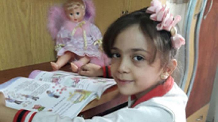 Telediario 1 - Bana Aled, la niña siria que da voz a Alepo con sus tuits