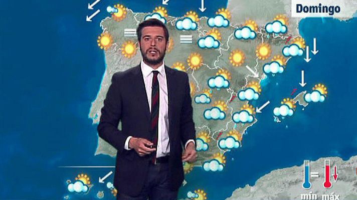 El tiempo - Lluvias débiles en el norte y temperaturas sin grandes cambios