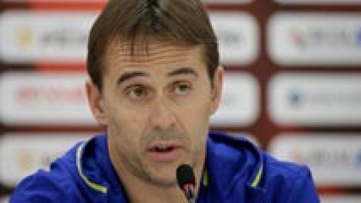 Telediario 1 - Lopetegui: "Albania se ha ganado el respeto del fútbol europeo"
