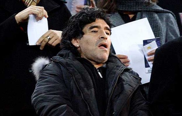  - Maradona en el entrenamiento Barça