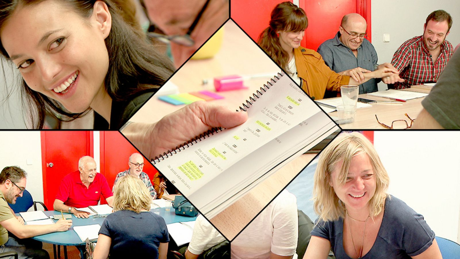 Olmos y Robles - Así se hizo: muchas risas y algunas confidencias en la lectura de guion del capítulo 13an los actores en la lectura de guion!