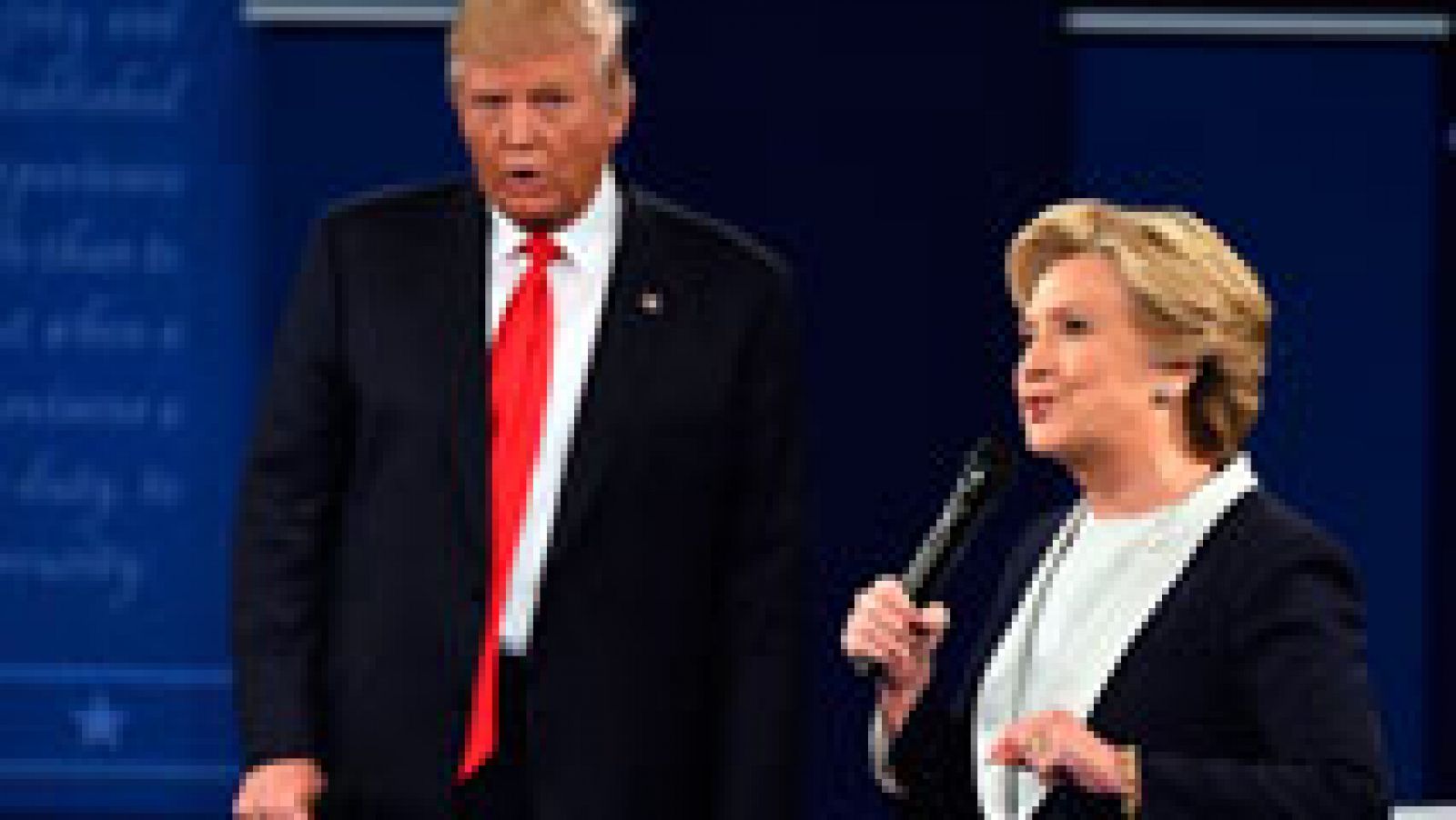 Telediario 1: Donald Trump amenaza a Hillary Clinton con la cárcel si sale elegido presidente | RTVE Play