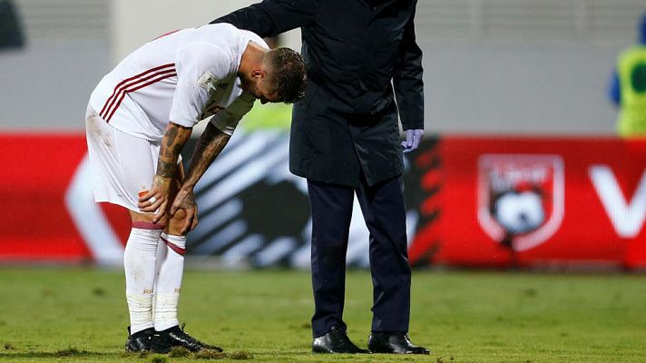 Telediario 1 - Ramos podría estar un mes de baja