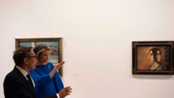 Telediario 1 - El Centro Pompidou de París dedica estos días una gran exposición monográfica al belga René Magritte