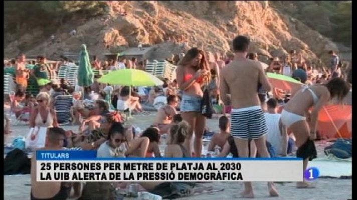 Informatiu Balear - El 2030 hi haurà 2,5 milions de persones a les illes