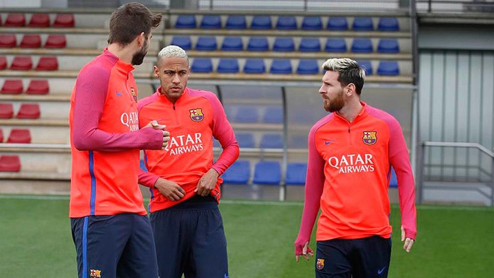 Messi vuelve a entrenar con el grupo