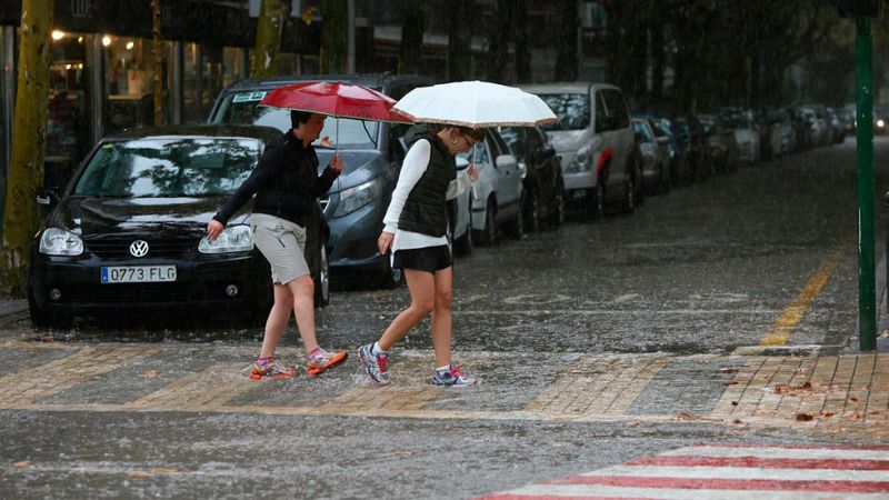 Llegan las lluvias a toda la península tras las primeras semanas de otoño