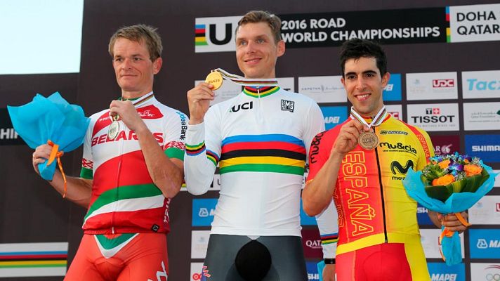 Castroviejo, bronce en la contrarreloj del Mundial de Catar 