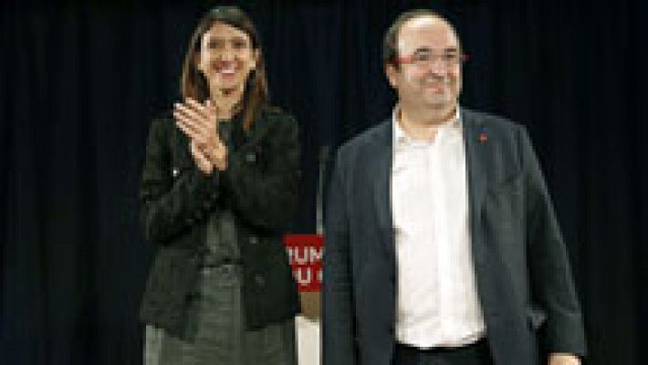 Telediario 1 - Iceta y Parlon se miden en unas igualadas primarias del PSC