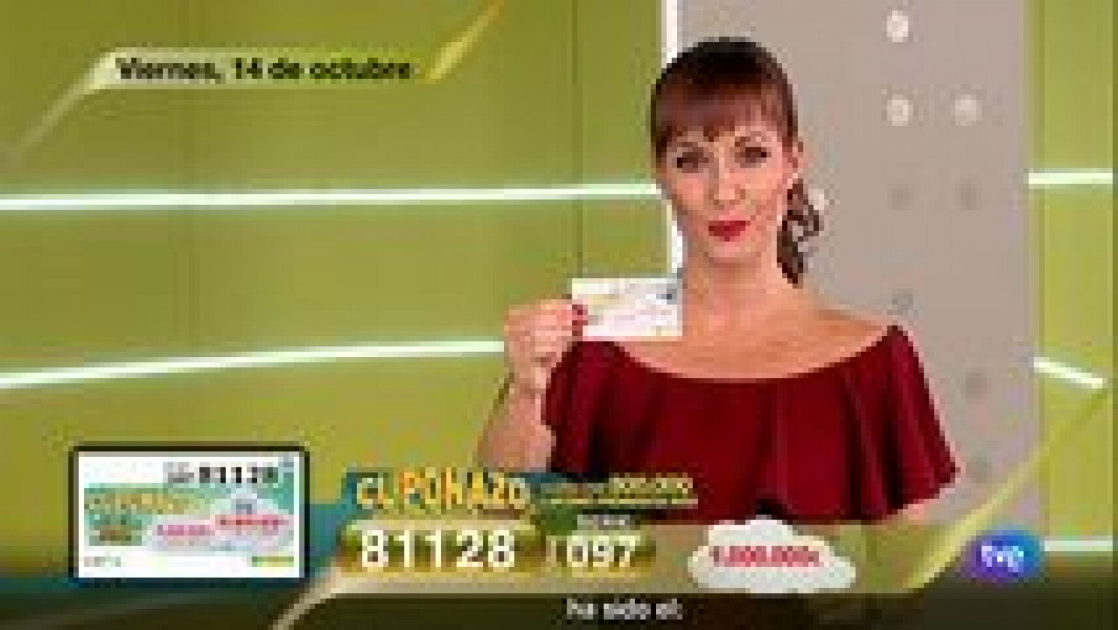 Sorteos ONCE: Sorteo ONCE - 14/10/16 | RTVE Play