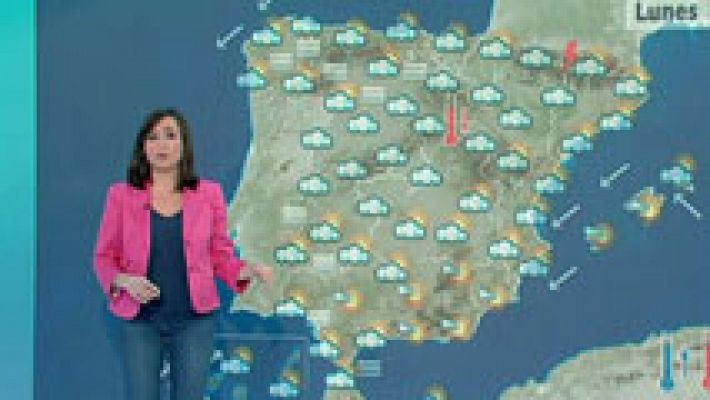 Lluvias persistentes en el Sistema Central y bajan las temperaturas en centro peninsular