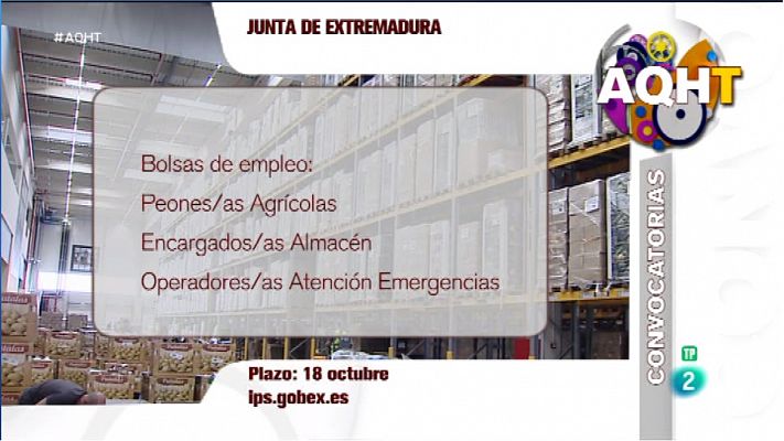 435 empleos públicos y 5 bolsas de trabajo