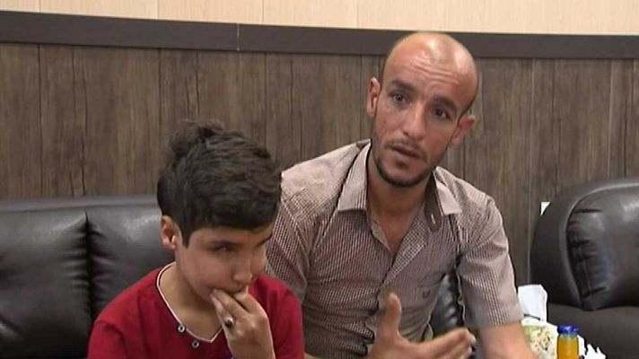 Telediario 1 - Escapar del Daesh en Mosul: una familia relata su huida de la ciudad a través de un campo minado