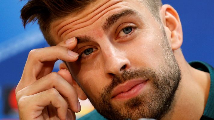 Telediario 1 - Piqué: "No me han echado ni As, ni Marca, ni Twitter, ni la marioneta de Florentino"